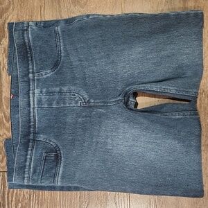 ❤ SPANX HIGH RISE PULL ON CROP SKINNY DENIM LEGGINGS, LARGE (10 - 12)